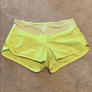 Neon Yellow Lulu Shorts